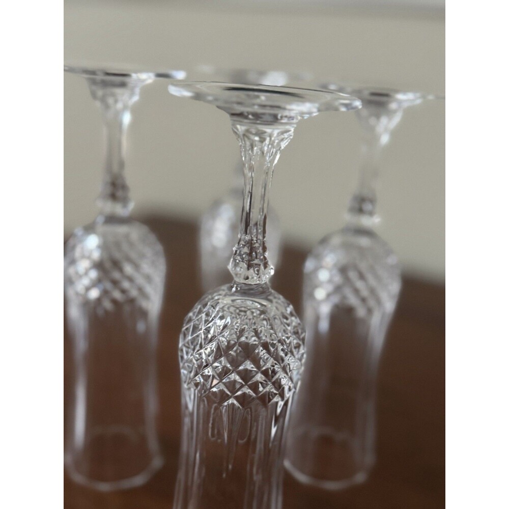 Cristal D'Arques Valencay Champagne Flutes Set (4) Made In France - Picture 8 of 13